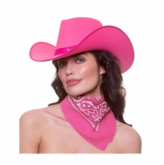 Cowboy Bandana - Hot Pink
