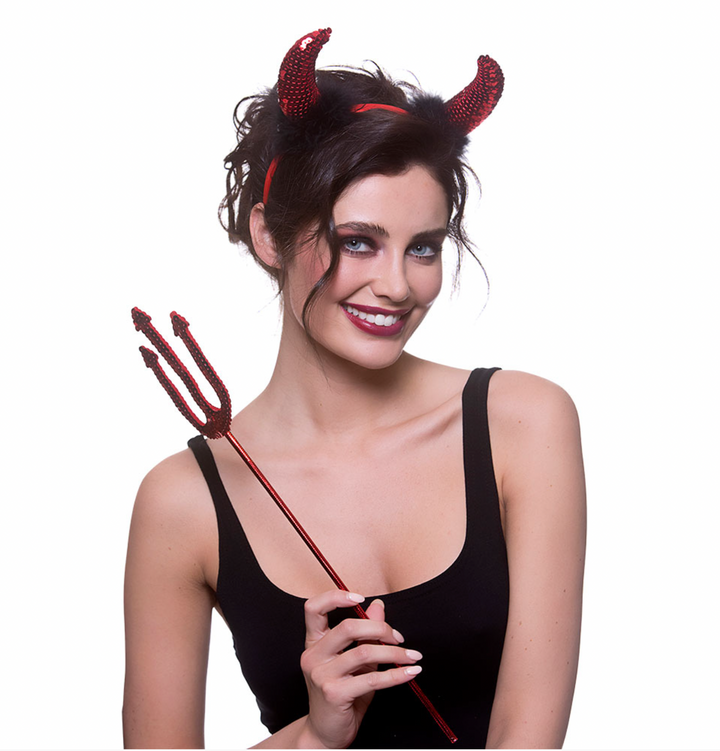 Sequin Devil Trident - Costume Accessory