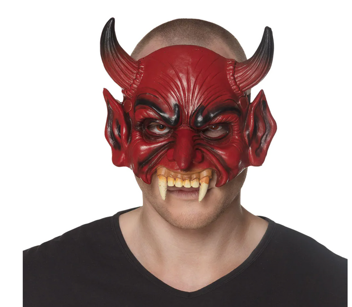 Foam half mask Devil