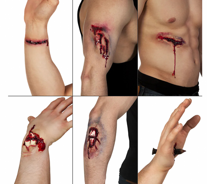 Latex Wounds Assorted