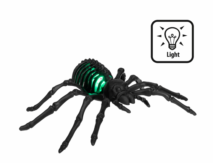 LED spider skeleton black (15 x 22 x 6 cm)