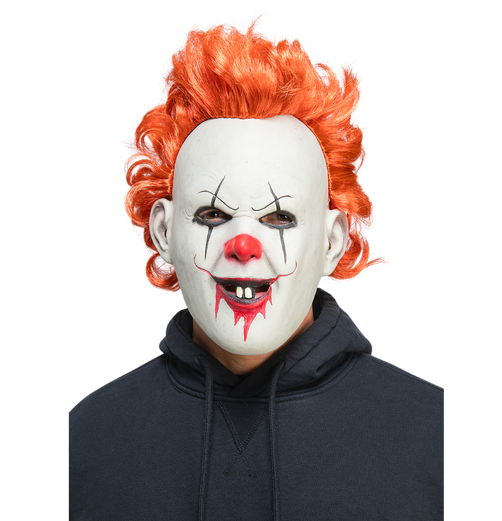 Red Haired Clown Mask