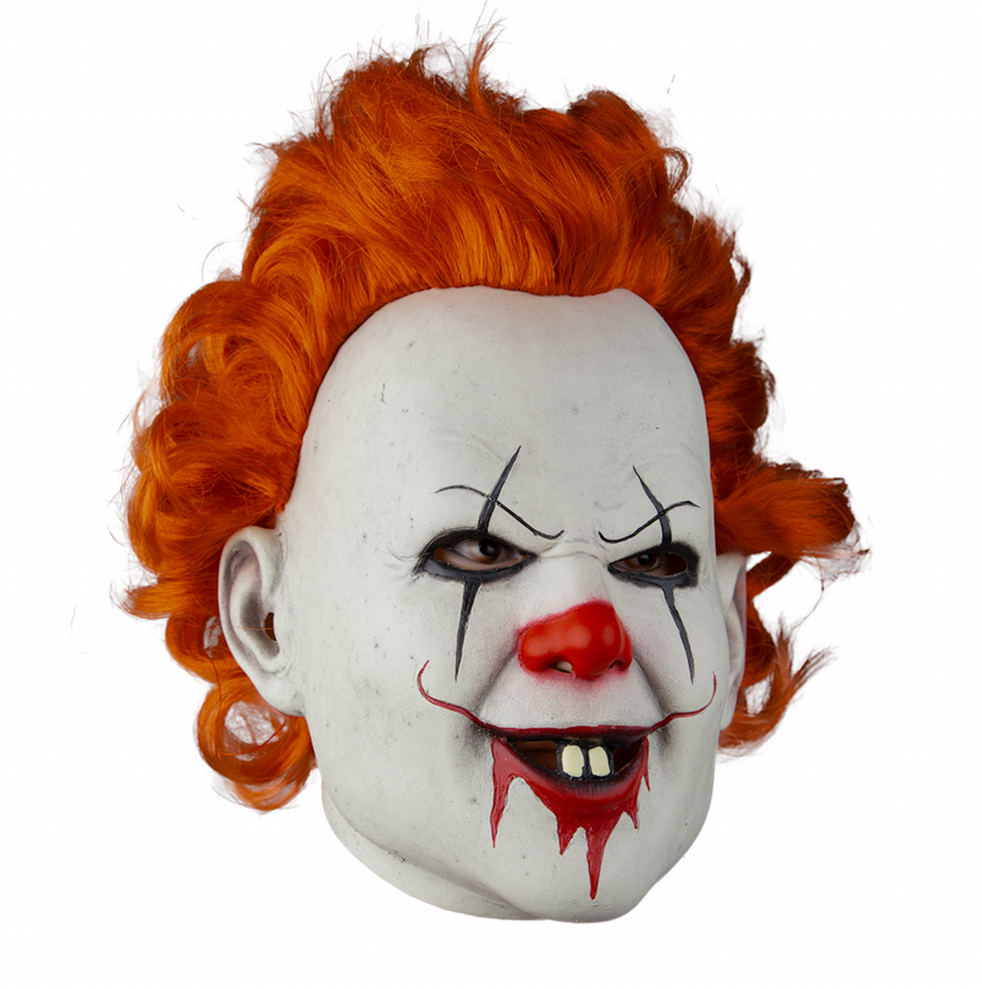 Red Haired Clown Mask