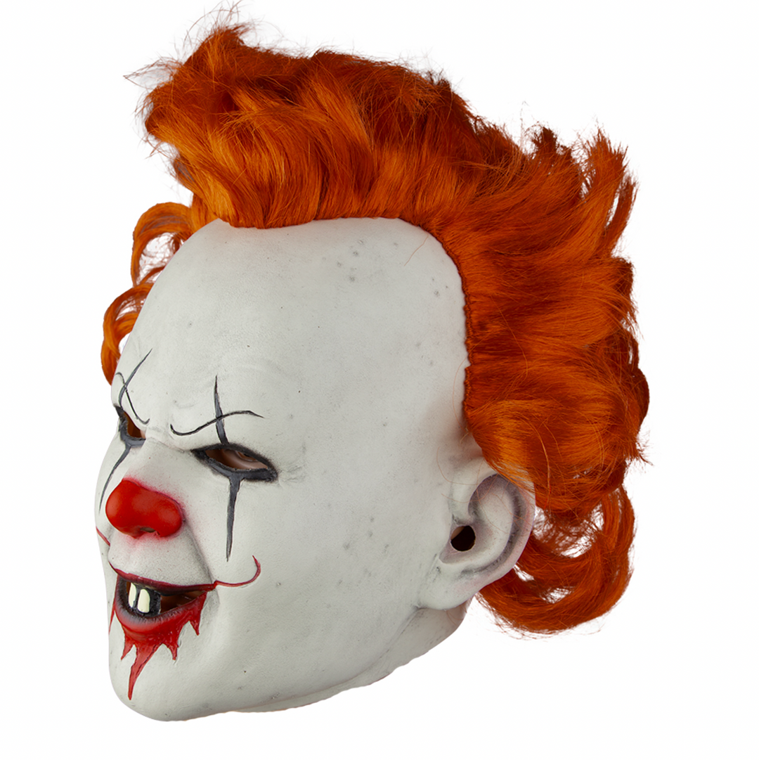 Red Haired Clown Mask