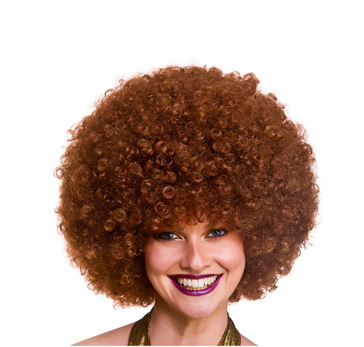 Giant Afro - Brown Wig - Adults Costume Accessory