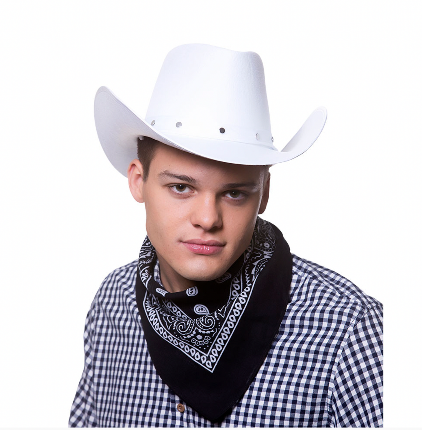 Texan Cowboy Hat - White