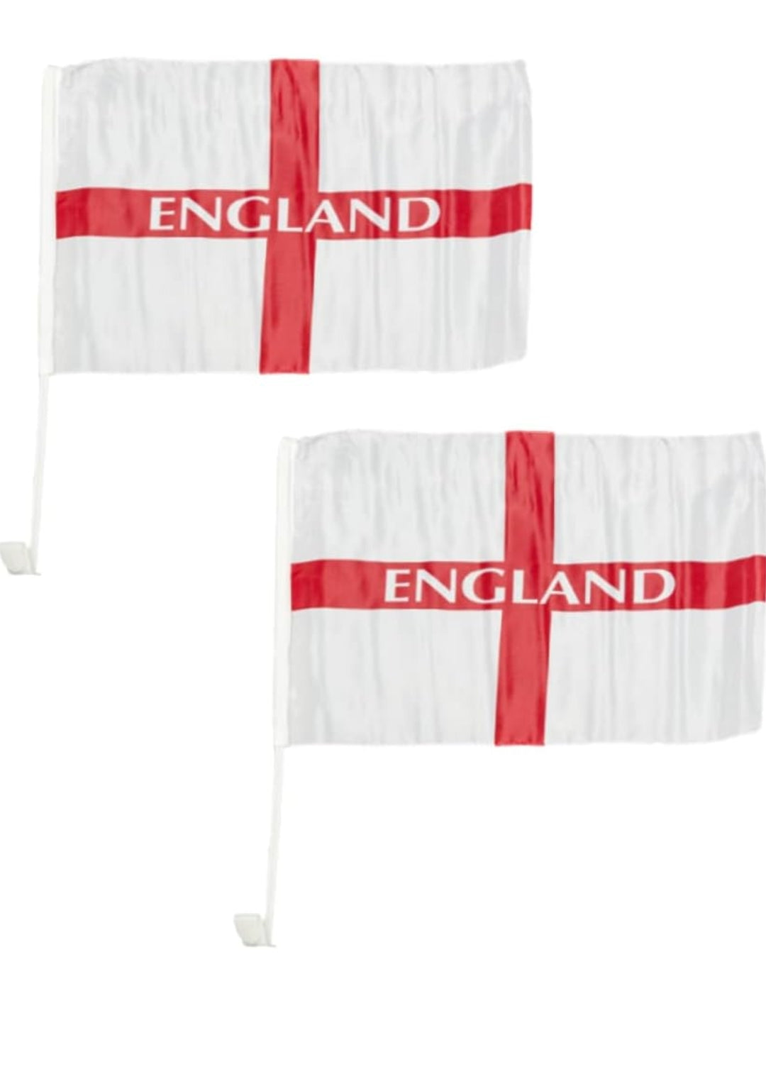 England 2 car flags