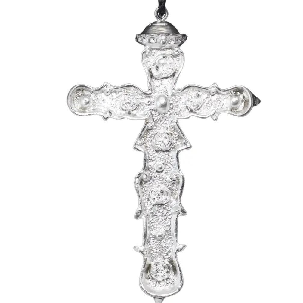 Ornate Cross Pedant for Halloween Parties - Costume Accessories