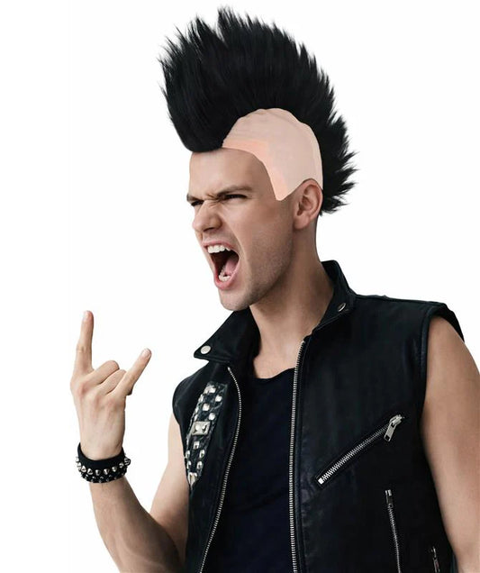 Punk Rocker Mohawk Wig