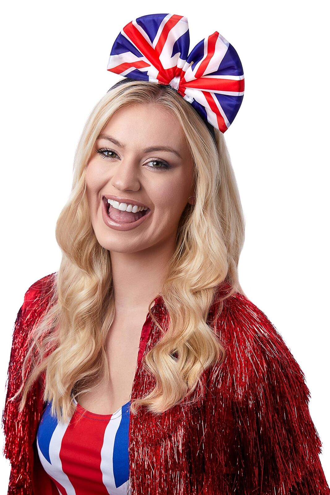 Union Jack Bow Headband