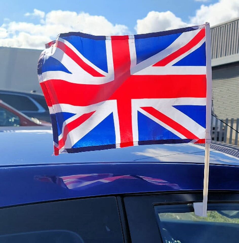 Union Jack Car Flag (Pack of 2)