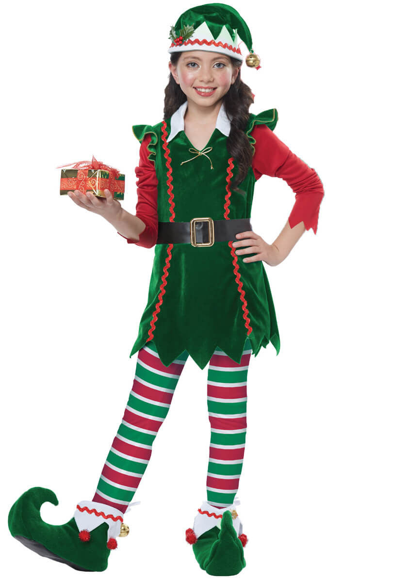 Festive Elf Child Costume