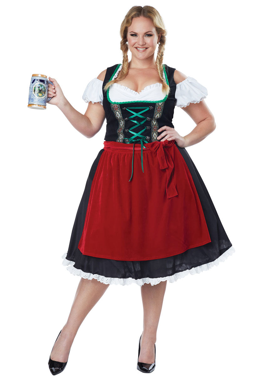 Oktoberfest Fraulein Costume Plus Size