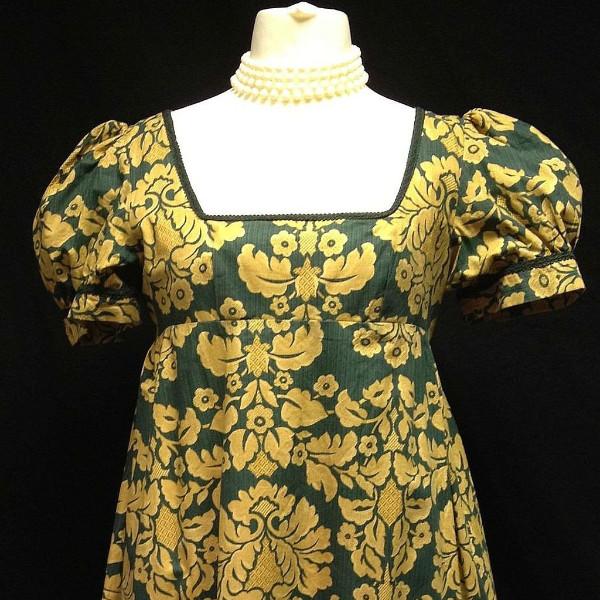 Regency Lady (Green & Gold) (HIRE ONLY)