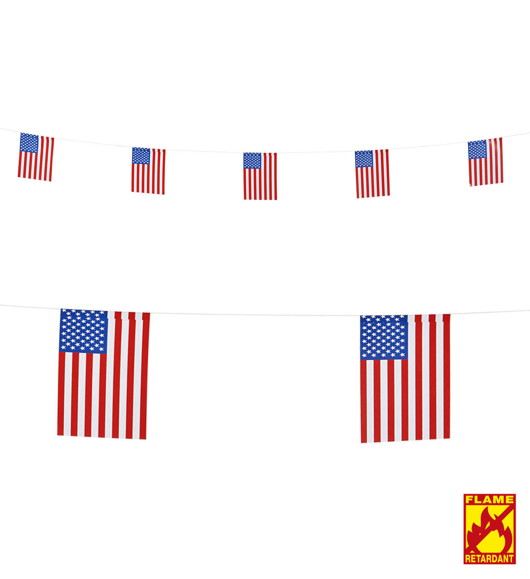 USA FLAG GARLAND 6m