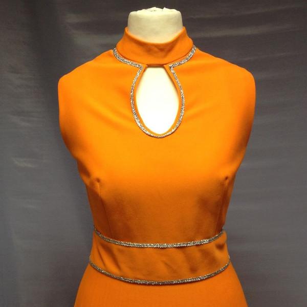 1930s Afternoon Dress (Orange) (HIRE ONLY)