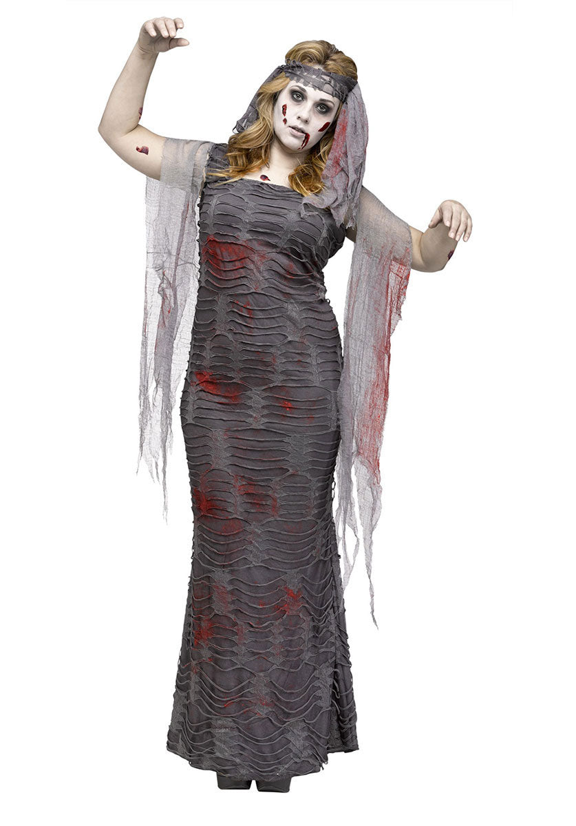 Zombie Mummy Dress Plus Size Costume