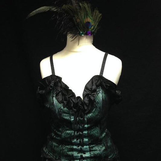 Saloon Girl (Green & Black) (£60.00 HIRE ONLY)
