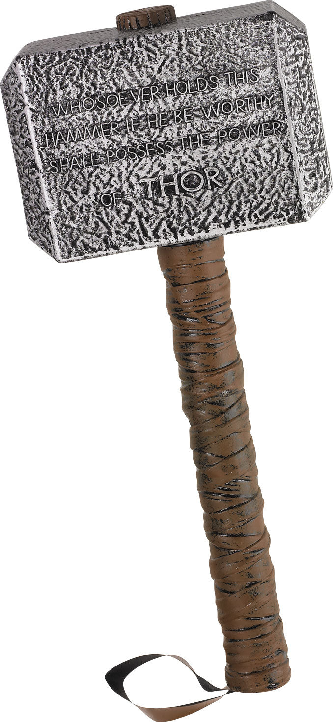 Thor Hammer Toy - Inscribed quote