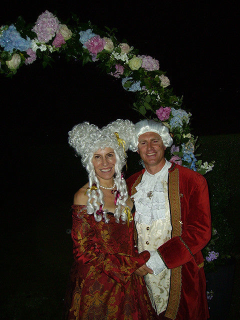18th Century Dress in Burgundy & Gold (£70.00 HIRE ONLY)