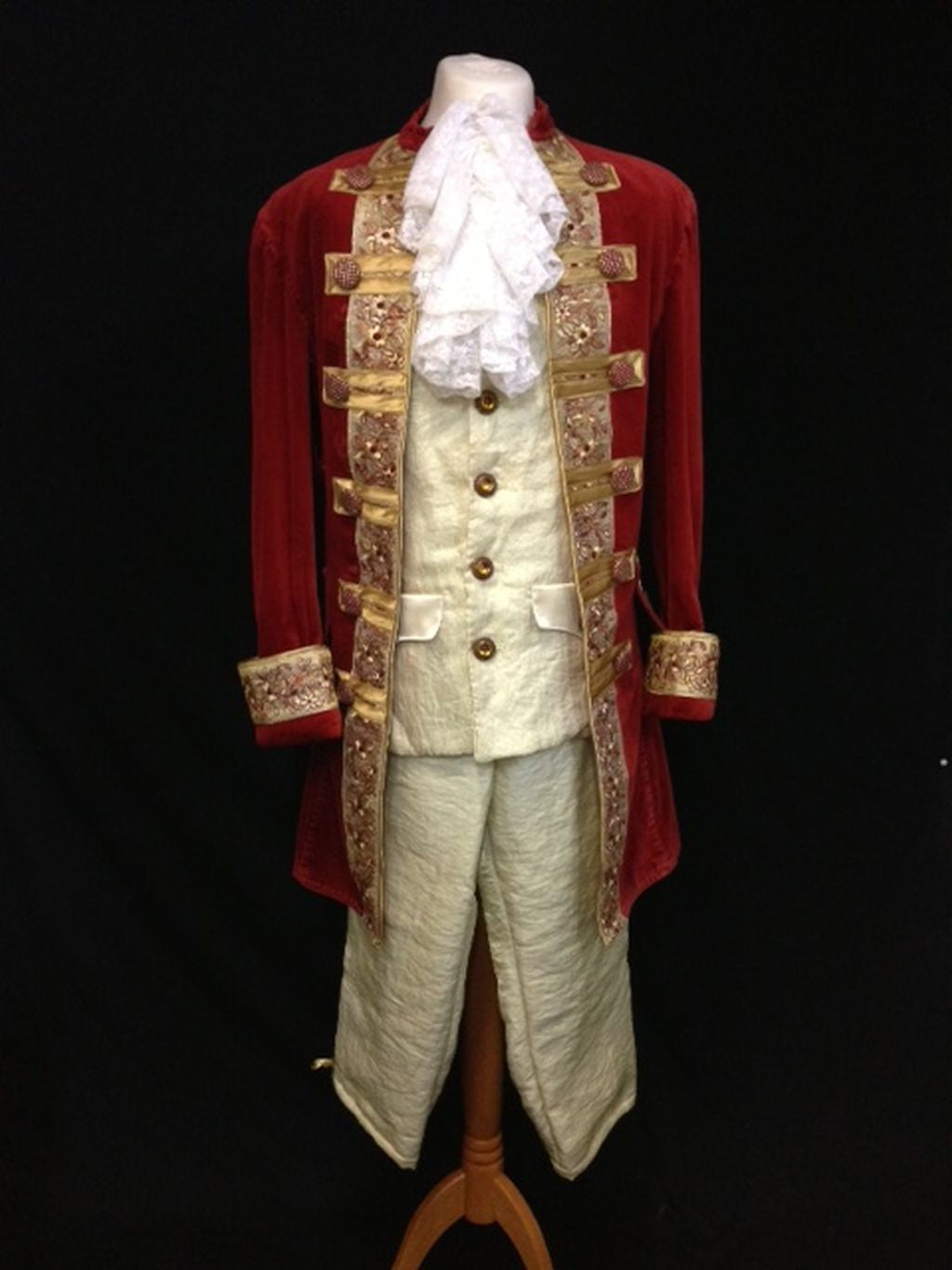 18th Century Court Gent in Ruby and Gold (£70 HIRE ONLY)
