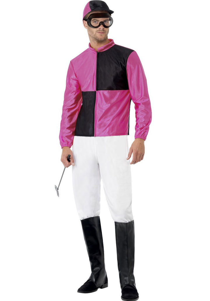 Jockey Costume, Pink & Black