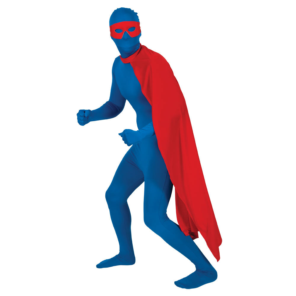 Superhero Long Cape - RED (Adult)