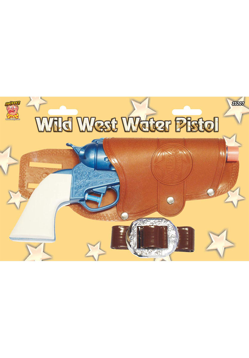 Western Water Pistol, Single Gun, Blue