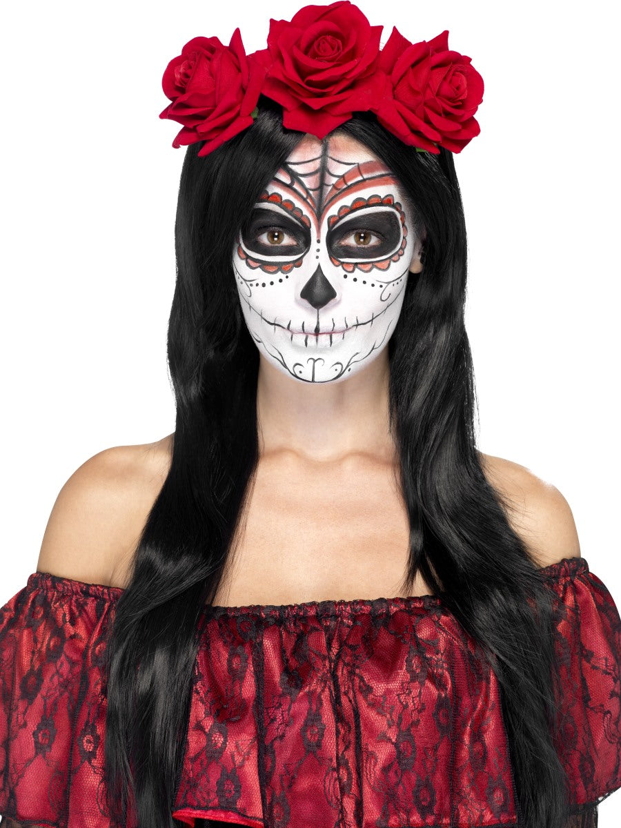 Day of the Dead Headband, Red