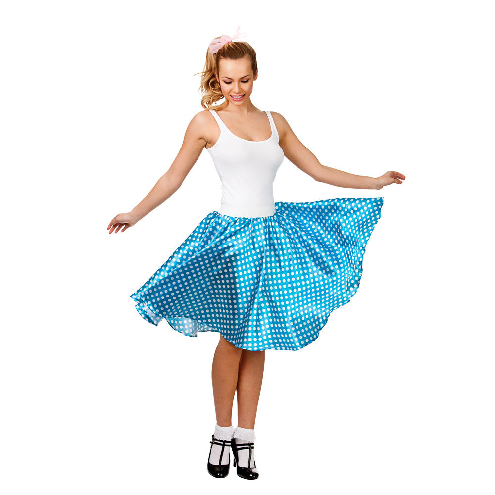 50's Retro Skirt - Blue