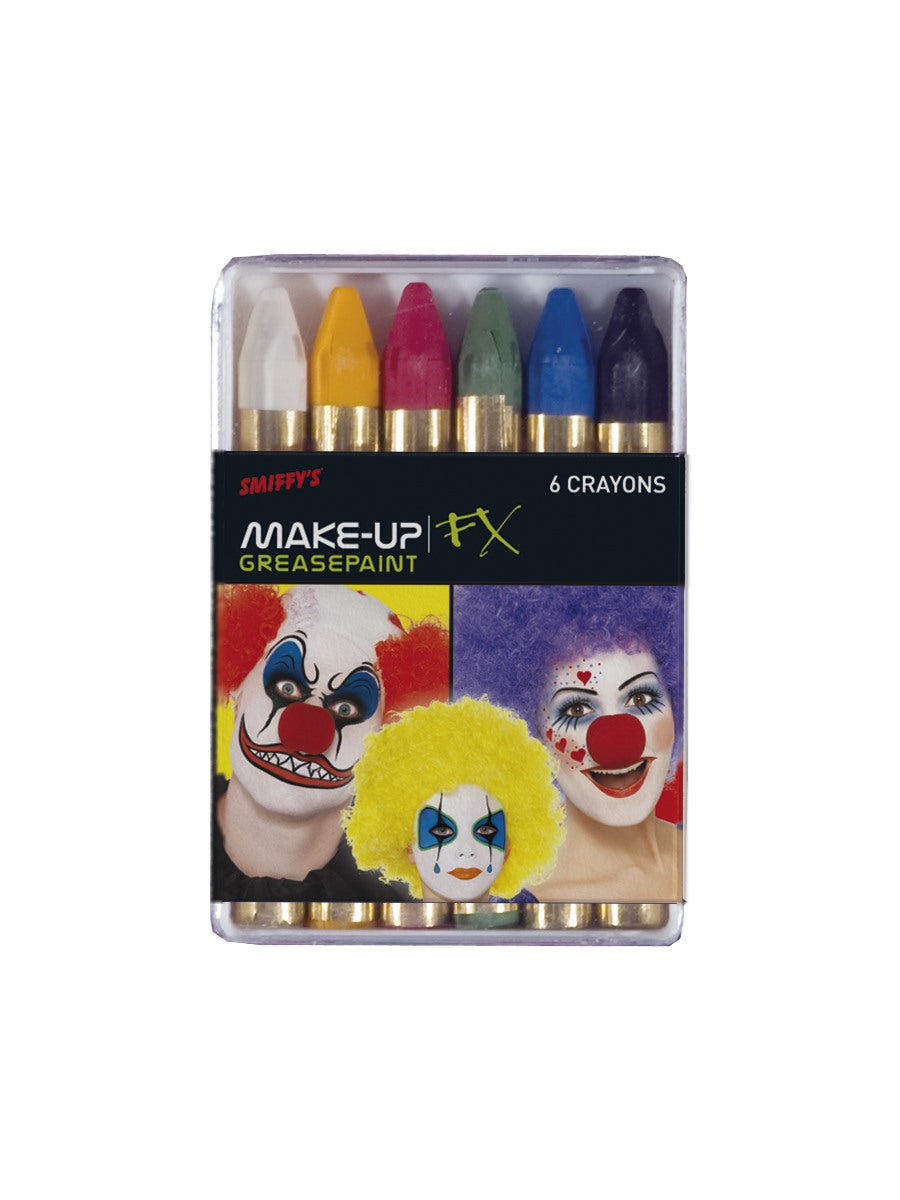 Smiffys Make-Up FX, Carnival Face/Body Crayon, Mul