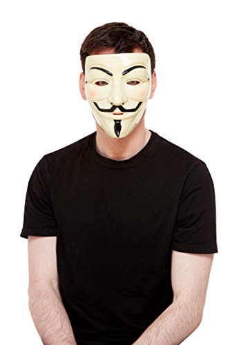 Guy Fawkes Mask, White