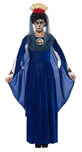 Day of the Dead Sacred Mary Costume, Blue