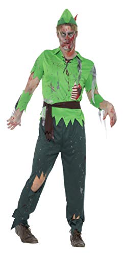 Zombie Lost Boy Costume, Green