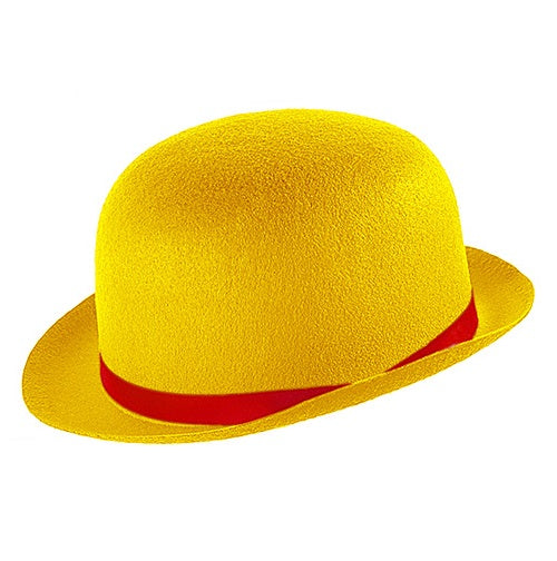 YELLOW BOWLER HAT