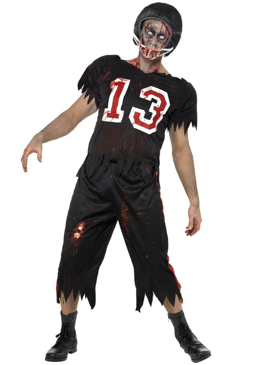 High School Horror American Footballer Costume, Bl