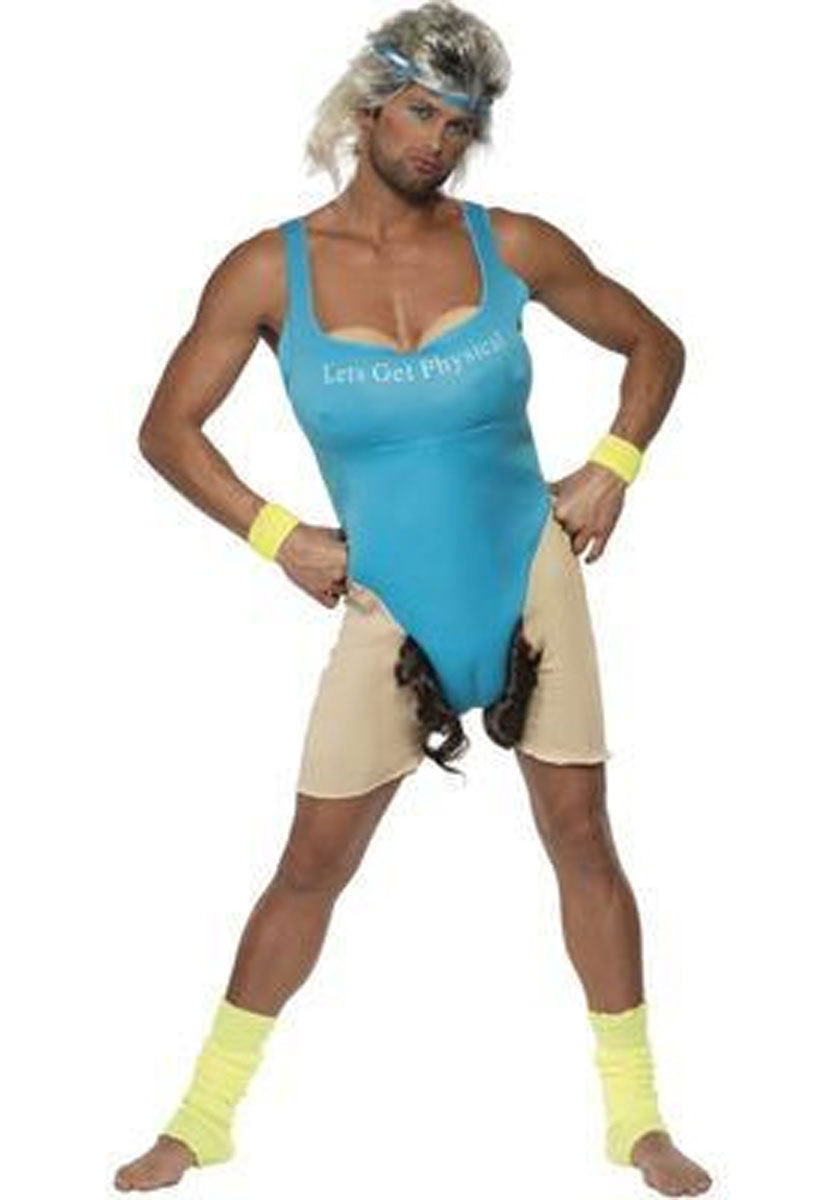Lets Get Physical, Work Out Costume, Blue