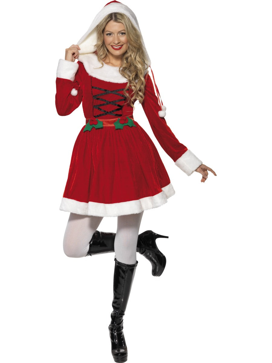 Miss Santa Hooded Costume