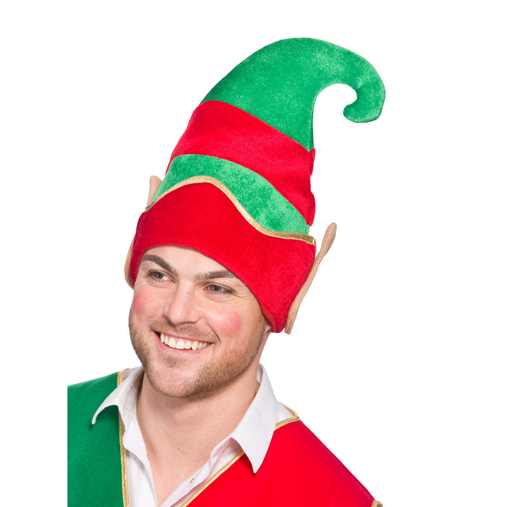 Deluxe Elf Hat with Ears (min12)