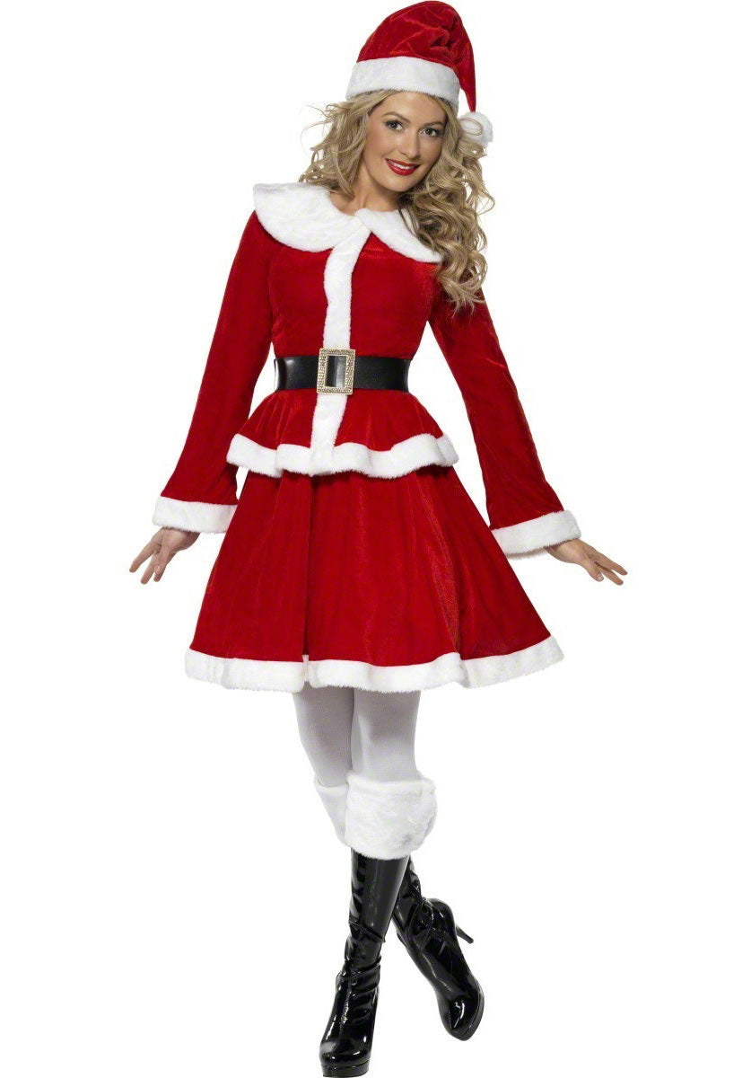 Miss Santa Costume, Red