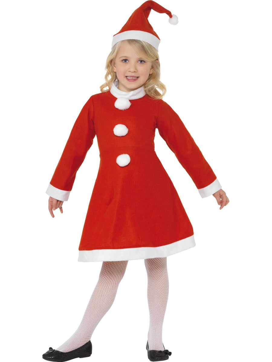 Santa Girl Costume, Red - M