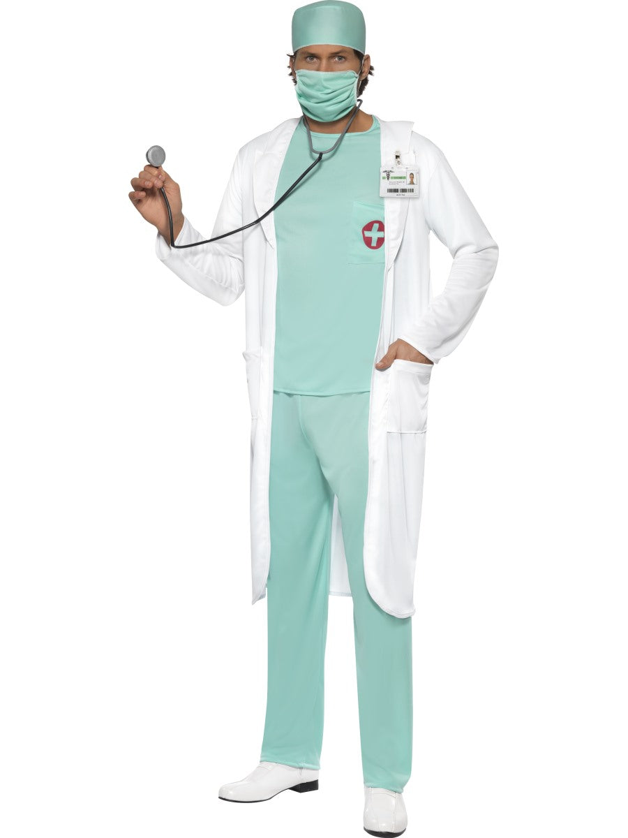 Doctor Costume, Green - M