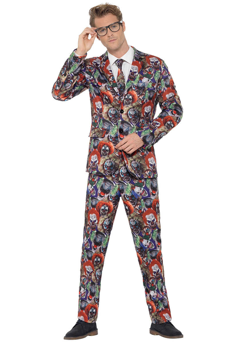 Evil Clown Suit, Multi-Coloured - L