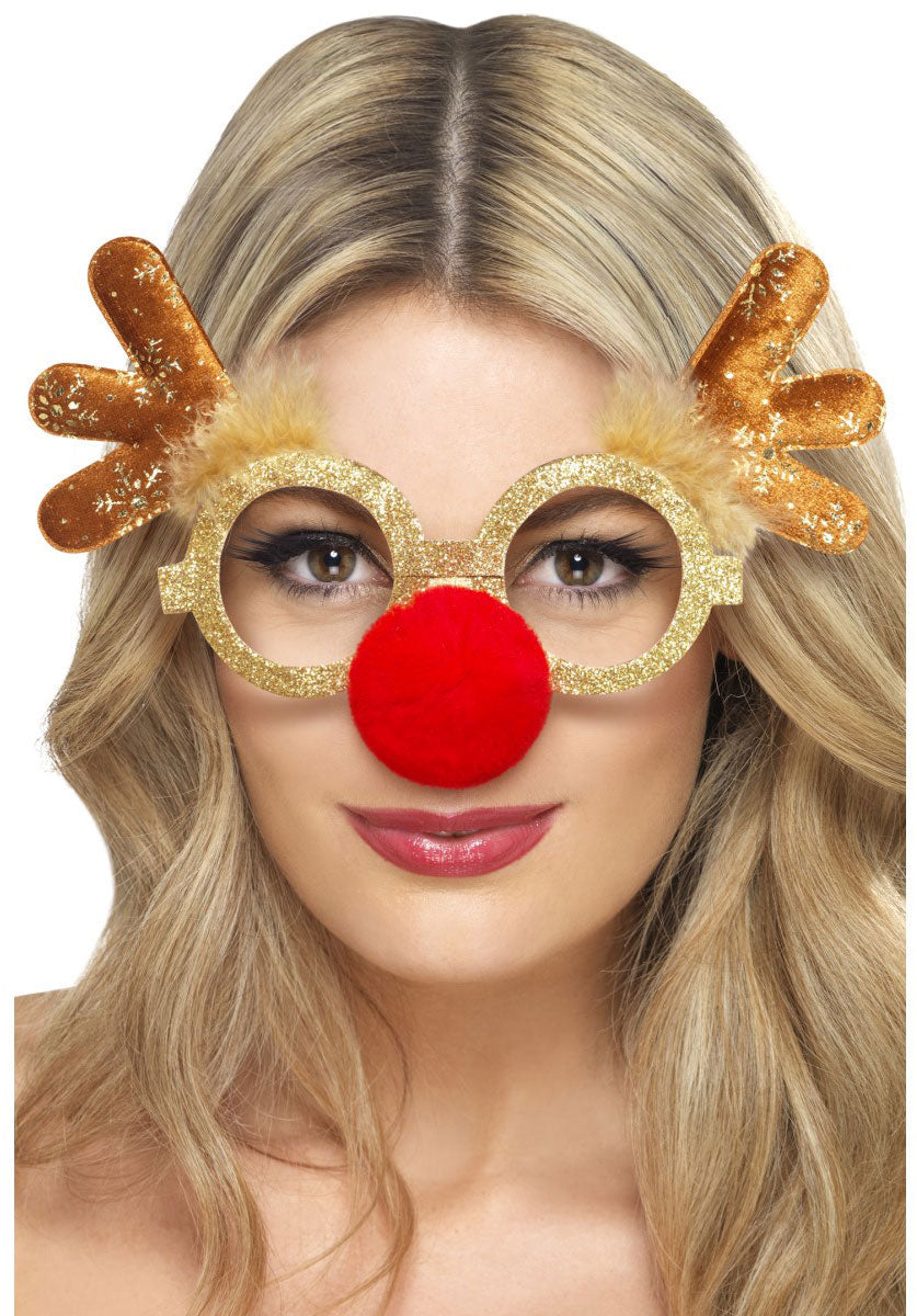 Reindeer Comedy Specs, Gold