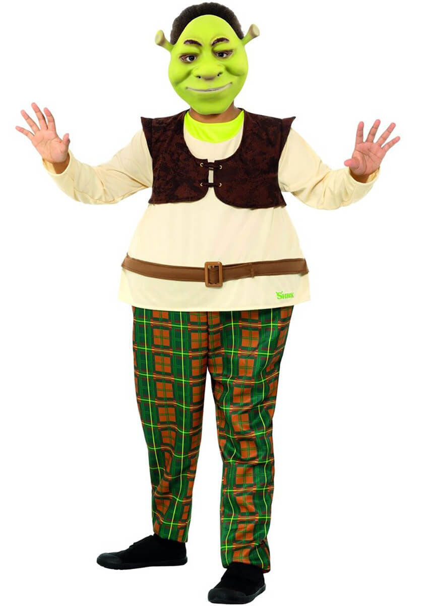 Shrek Kids Deluxe Costume, Green