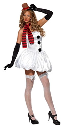 FEVER SNOWMAN W/DRESS,SCARF&HAT (L)