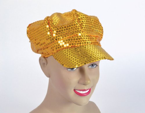 Sequin gold 60s hat