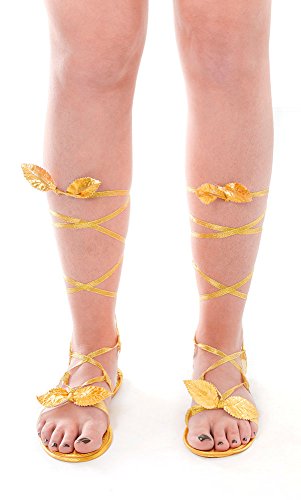 Roman Sandals Ladies Gold