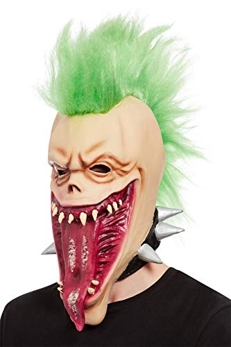 Punk Skull Overhead Mask, Latex