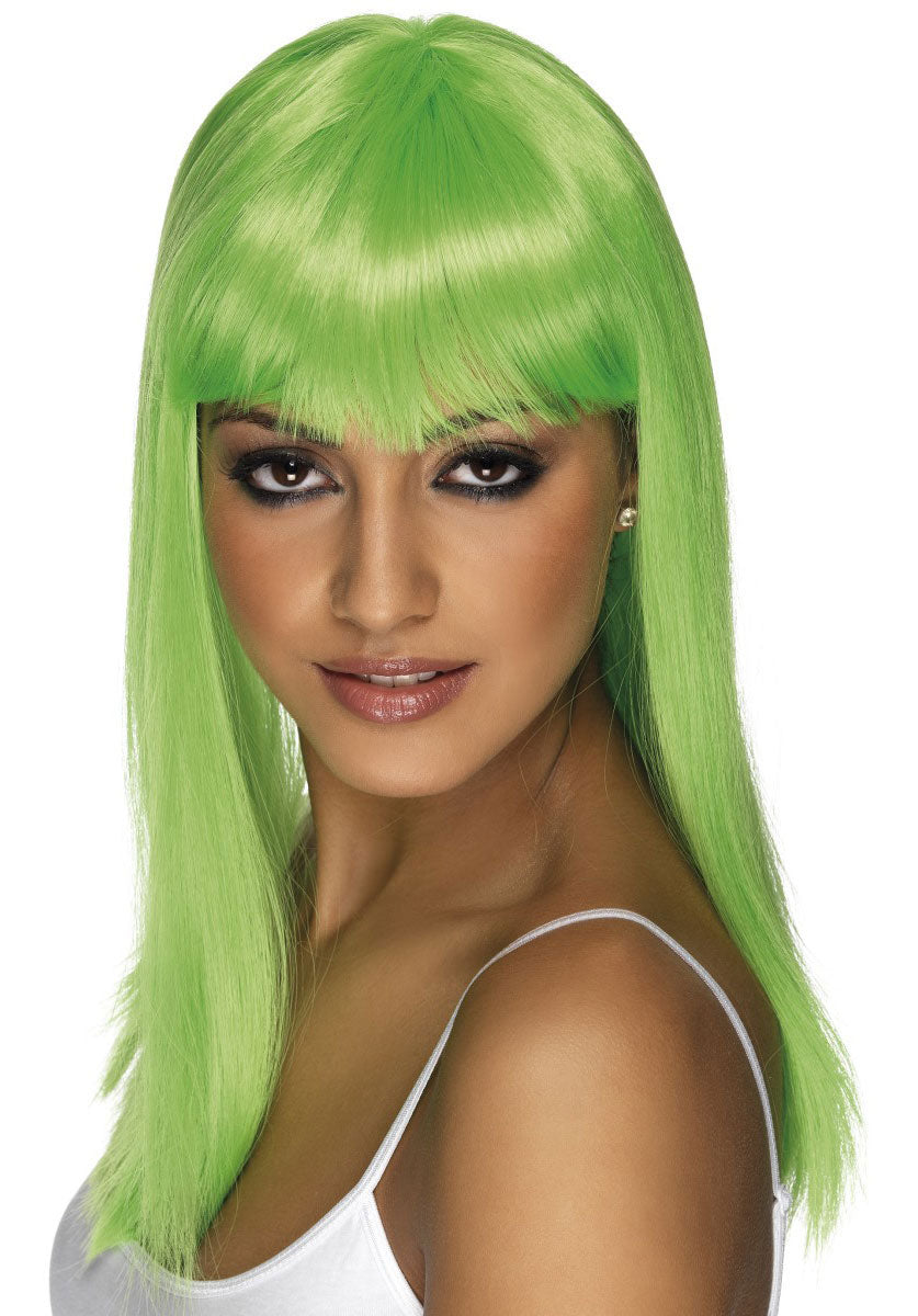 Glamourama Wig, Neon Green
